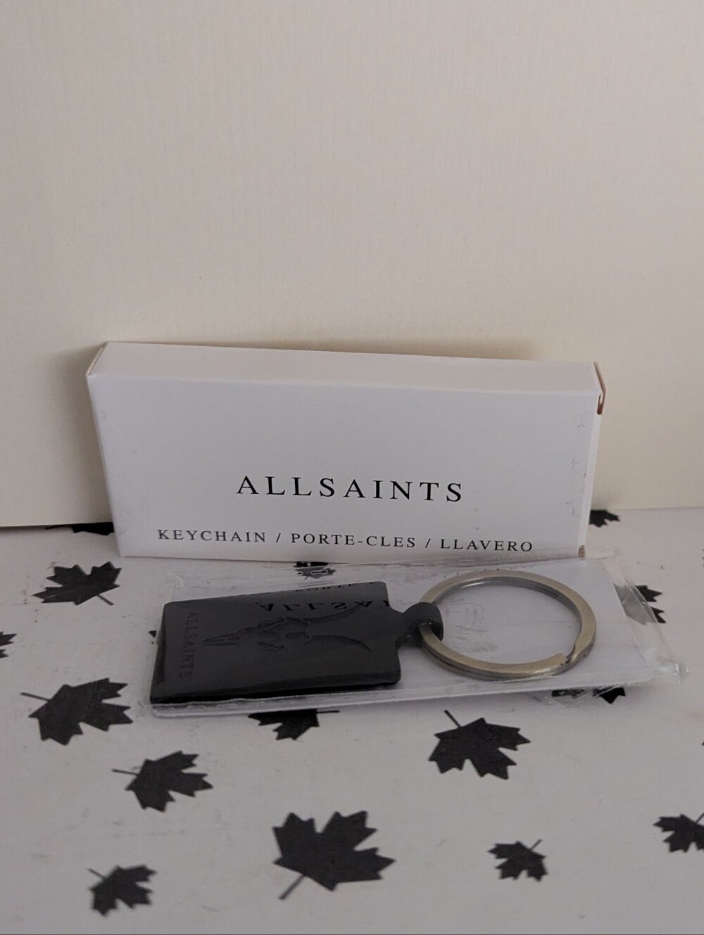 AllSaints Metal Keychain